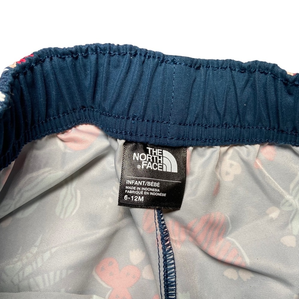 5/$25 The North Face Swim Trunks‎ 6-12 months blue beach pool seashells colorful - Picture 3 of 4